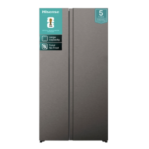 Hisense 543L Frost Free Side-by-Side Fridge Freezer
